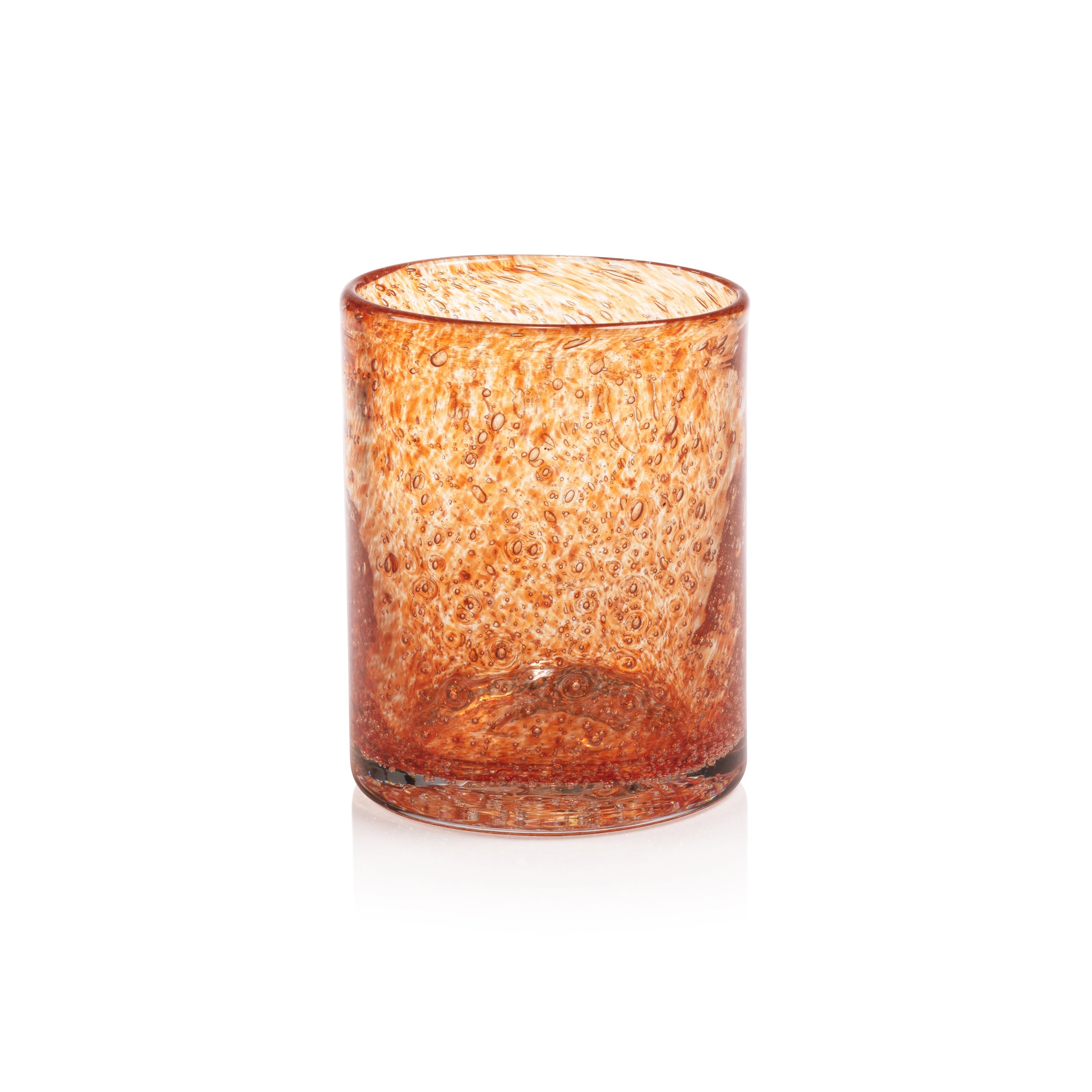 Antibes Glass Tumbler - Orange - Just Fabulous Palm Springs