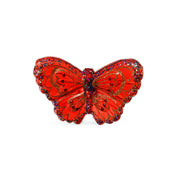 Butterfly Clip-On Ornament - Red