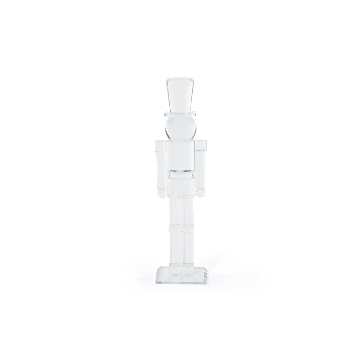 Glass Decor Nutcracker - 12 in