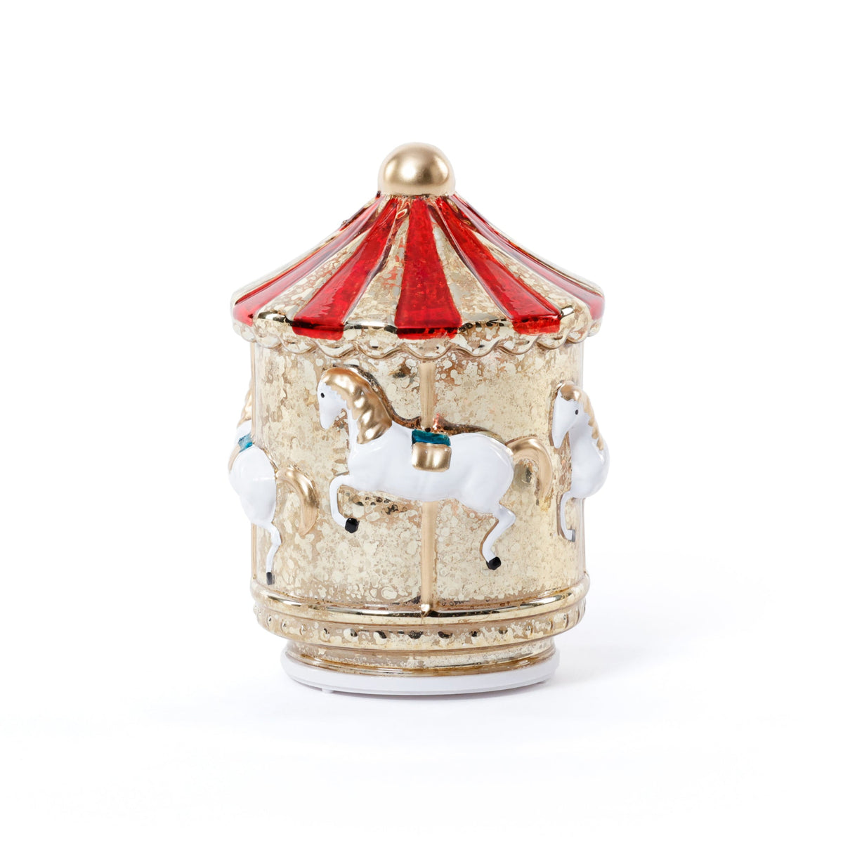 Sparkle Spin LED Red Carousel - Small
