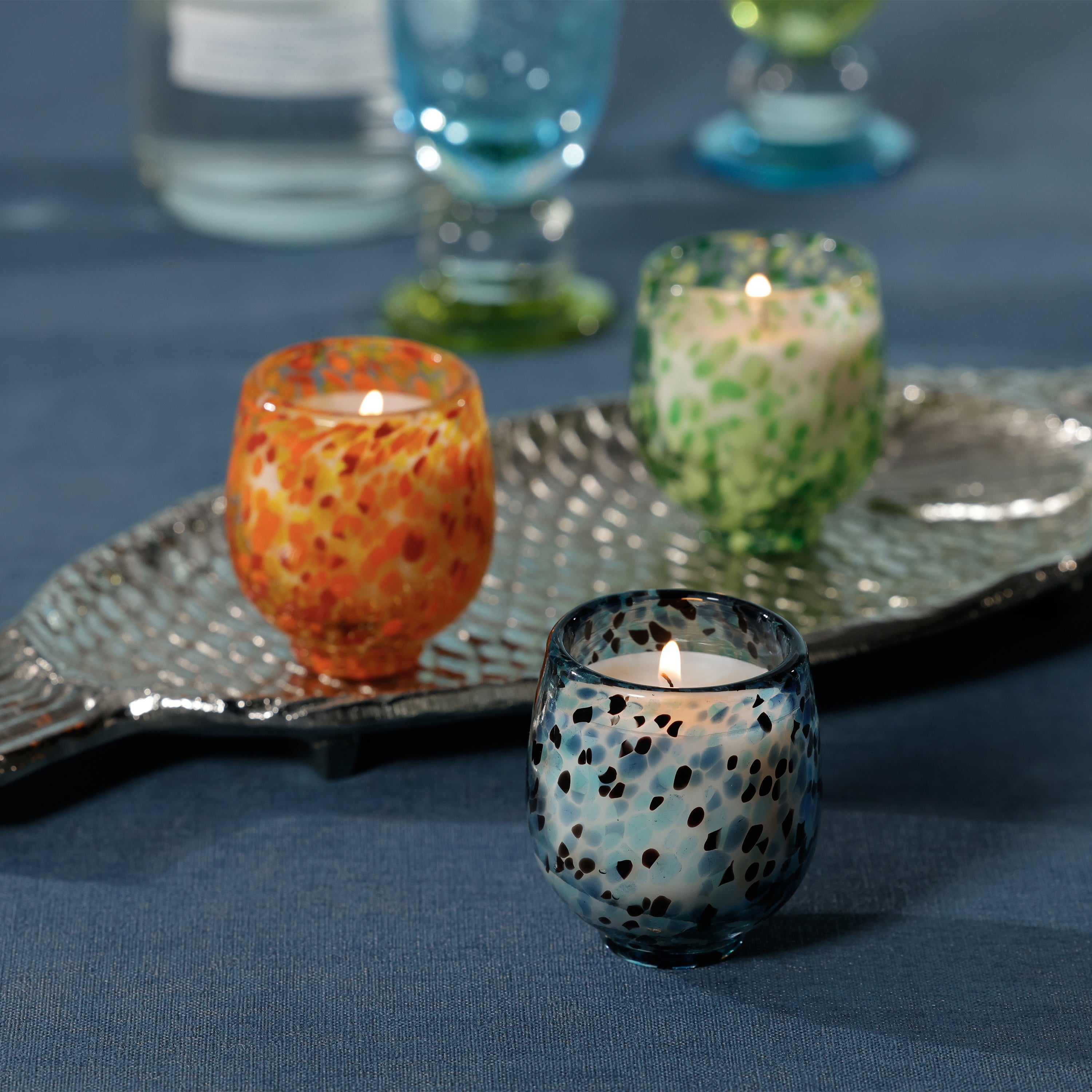 Speckled Shot Glass Candle - Capri Citrus