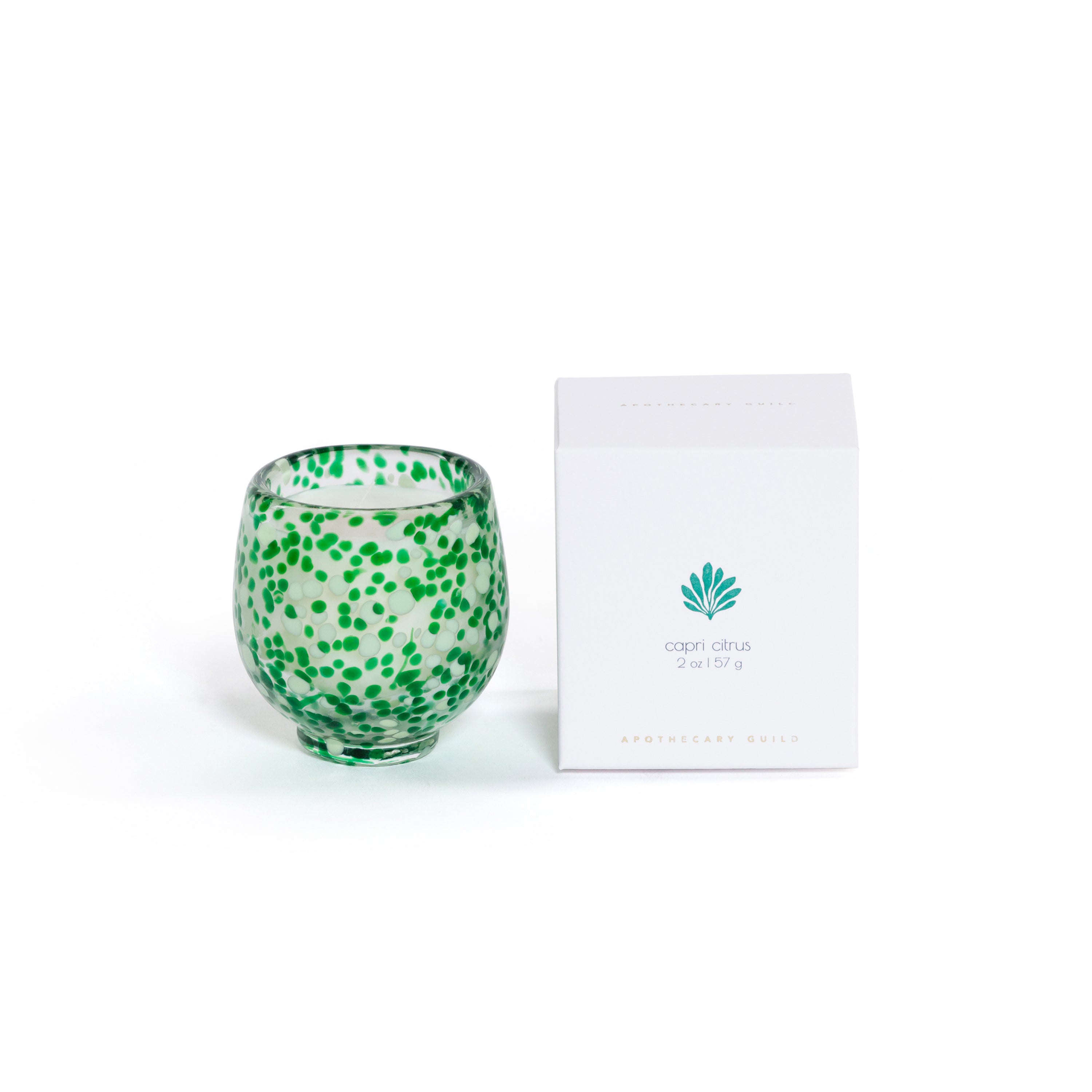 Speckled Shot Glass Candle - Capri Citrus