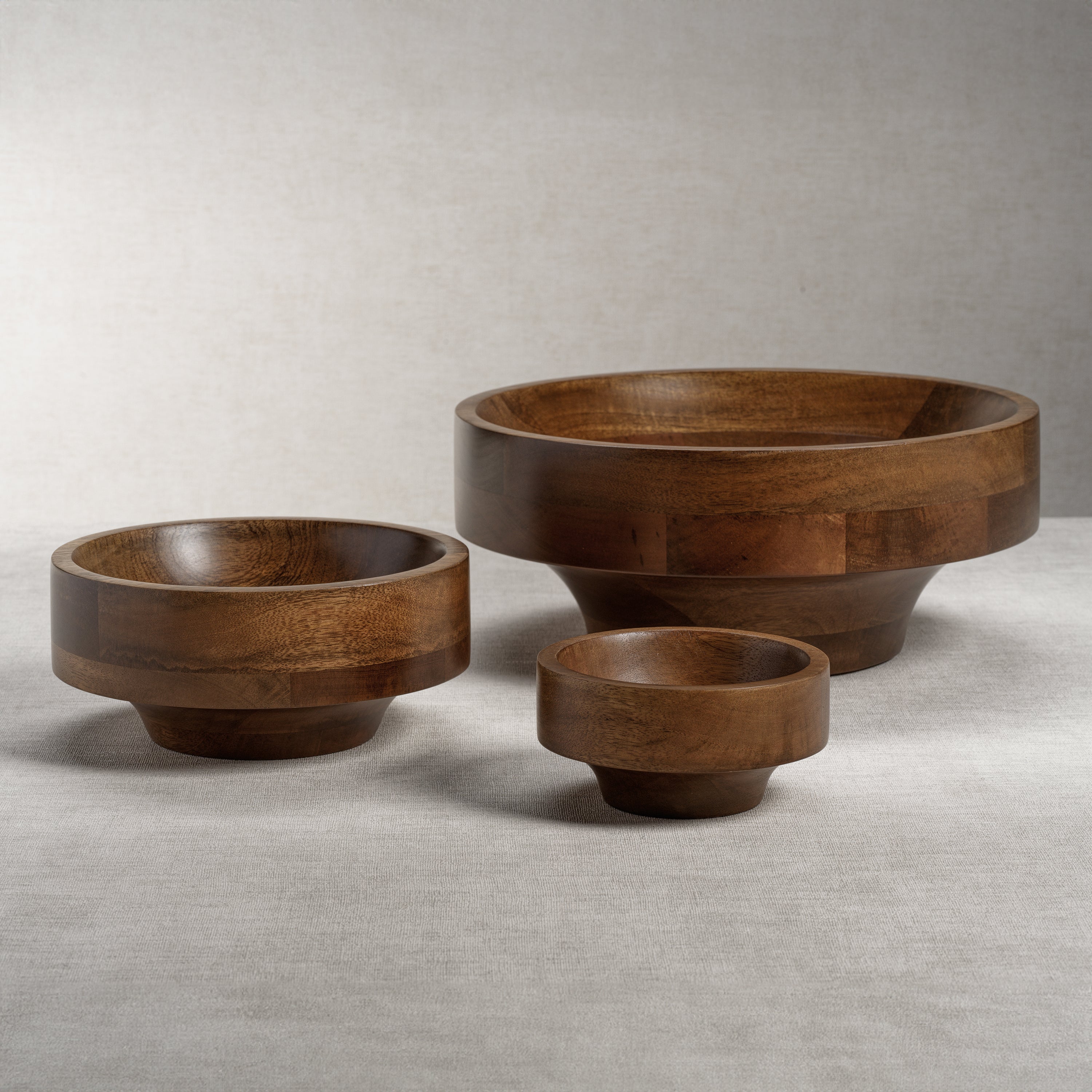 Handcrafted Mango Wood Oasis Bowl - Large