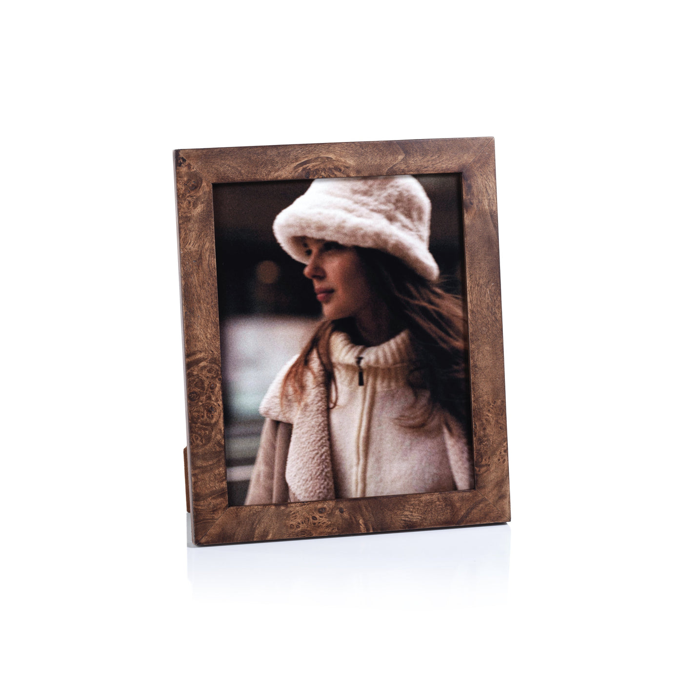 Rosso Burl Wood Photo Frame - 8x10
