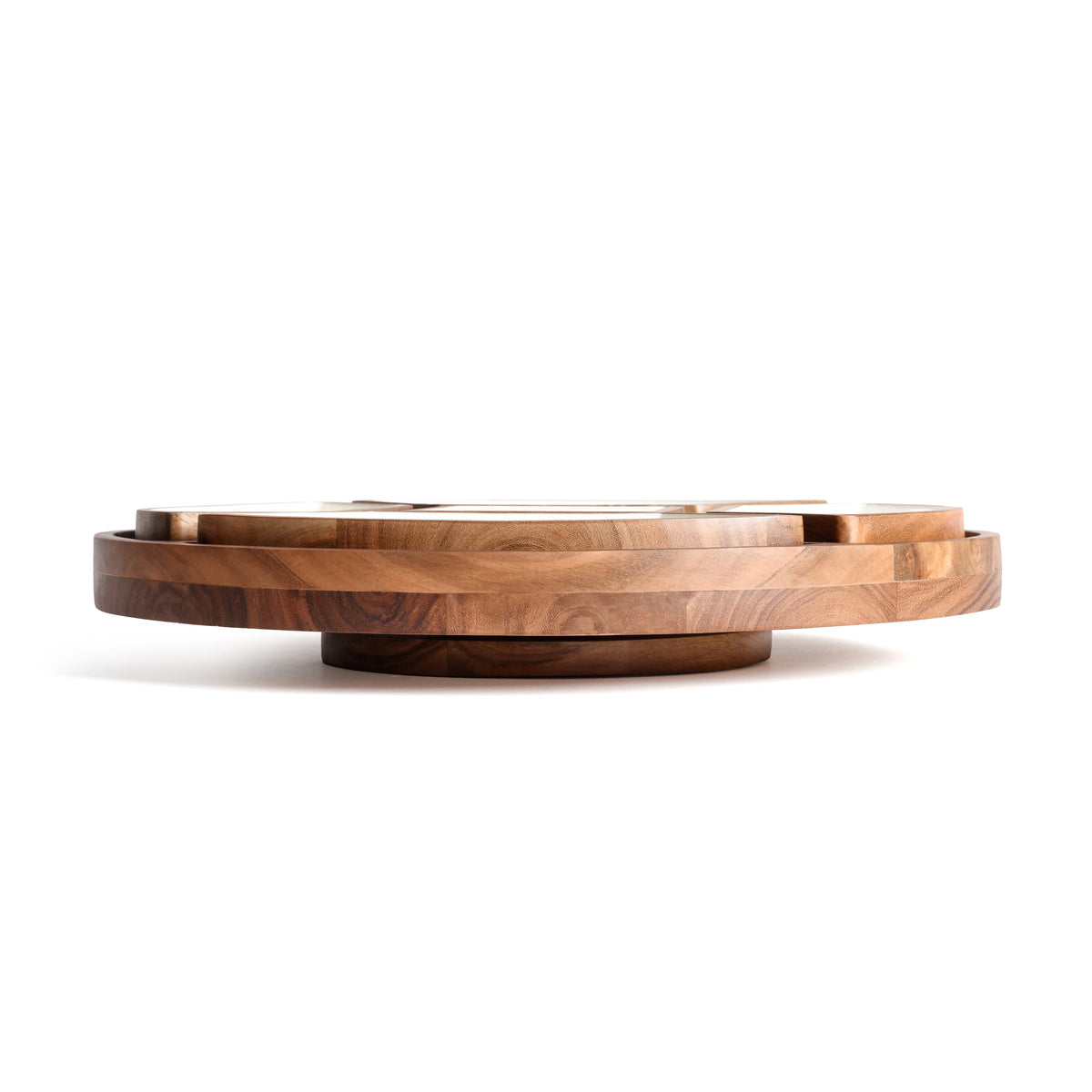 Lazy Susan With 5 Condiment Sections