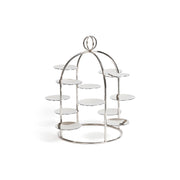 The Grand High Tea Tower 12 Cups - Polished Nickel