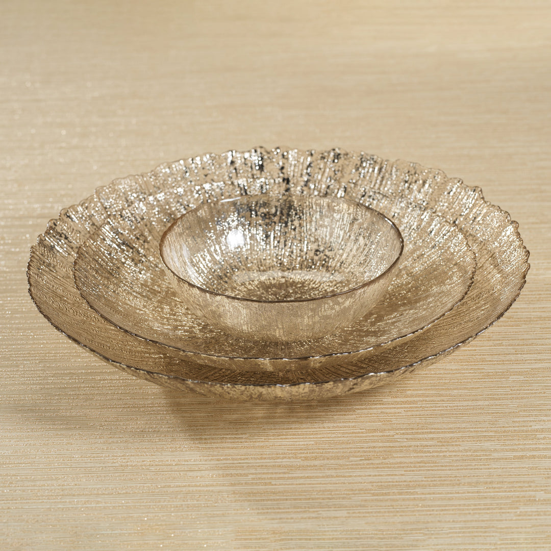 Luminara Fusion Glass Shallow Bowl - 7.75in