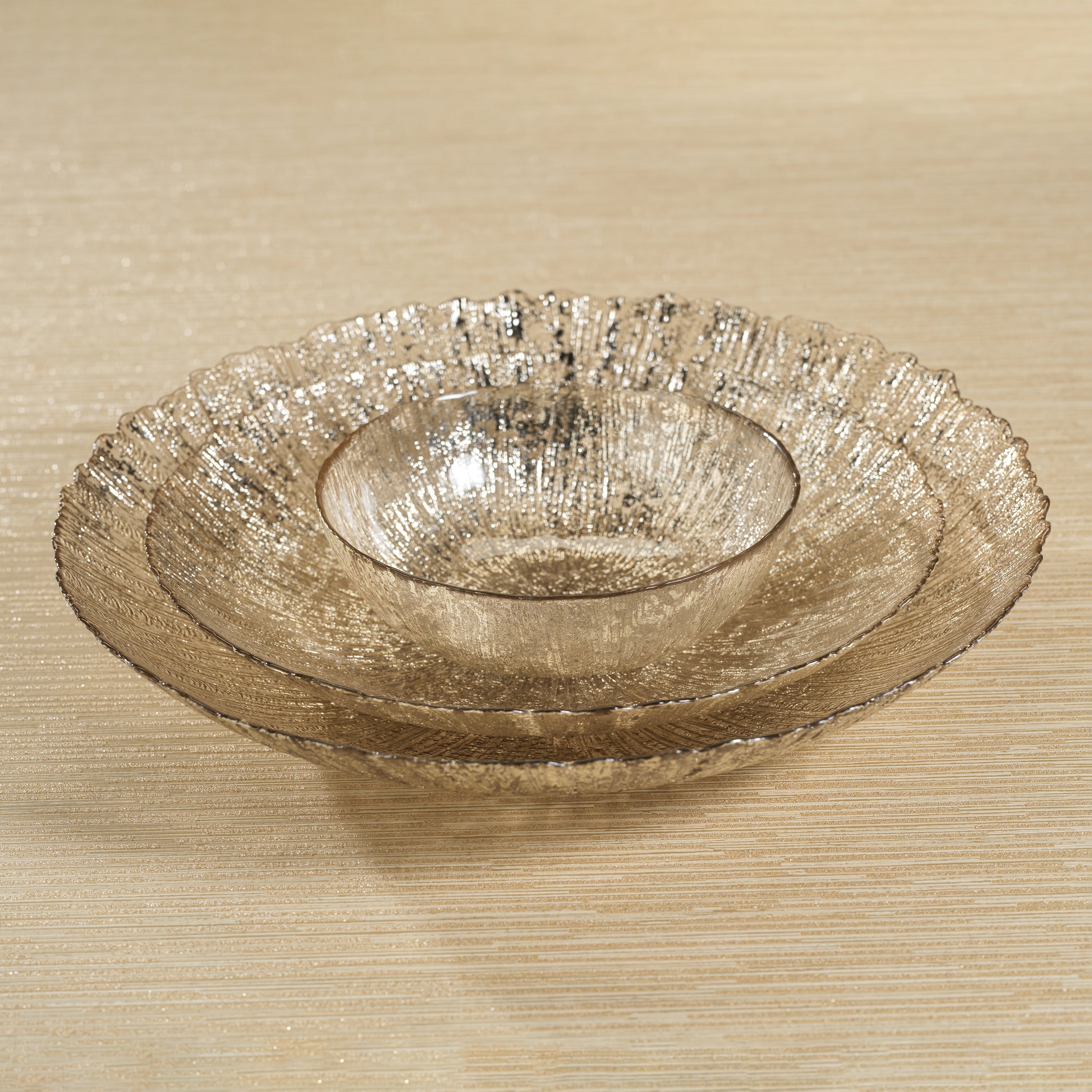 Luminara Fusion Glass Shallow Bowl - 7.75in