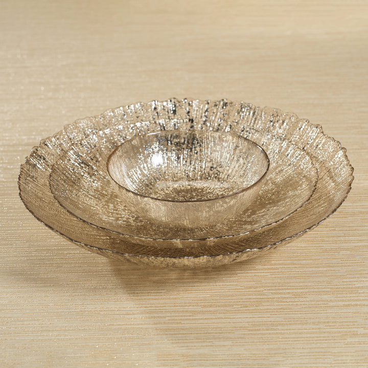 Luminara Fusion Glass Shallow Bowl - 7.75in