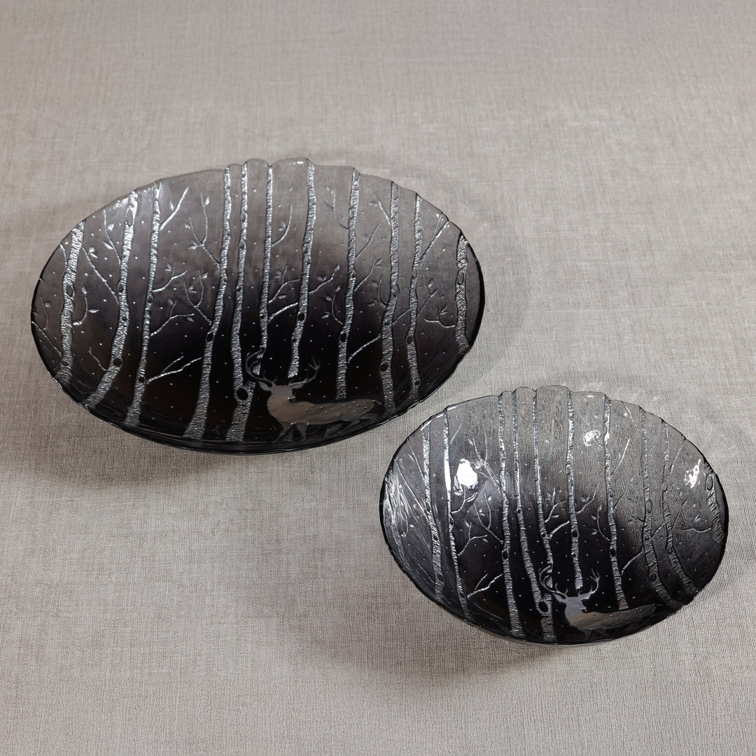 Wilderness Smoke & Pewter Serving Bowl - Large