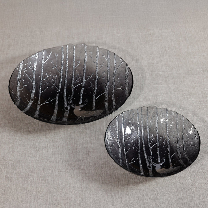 Wilderness Smoke & Pewter Serving Bowl - Large