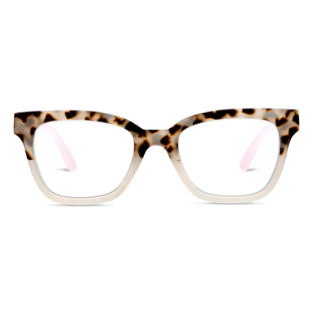 Zoey Reading Glasses - Chai Tortoise/Pink