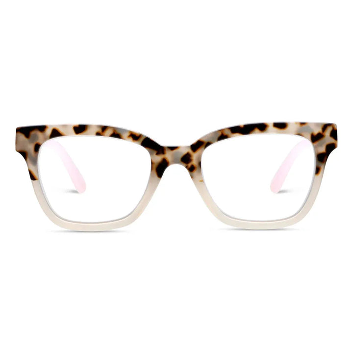 Zoey Reading Glasses - Chai Tortoise/Pink