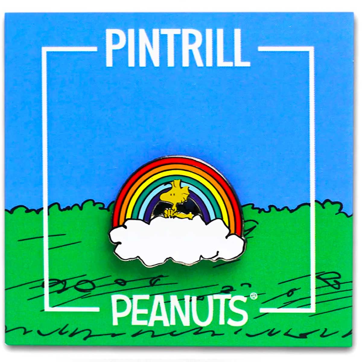 Peanuts - Woodstock Rainbow Cloud Pin - Just Fabulous Palm Springs