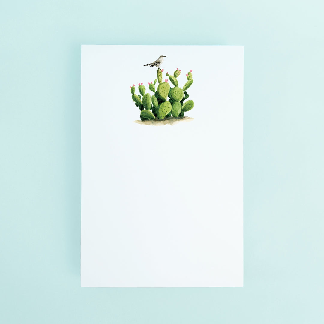 Prickly Pear & Mockingbird Notepad