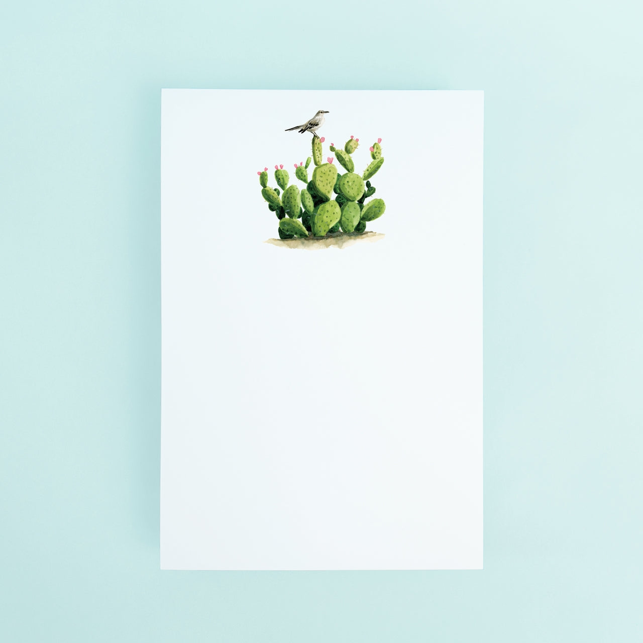 Prickly Pear & Mockingbird Notepad