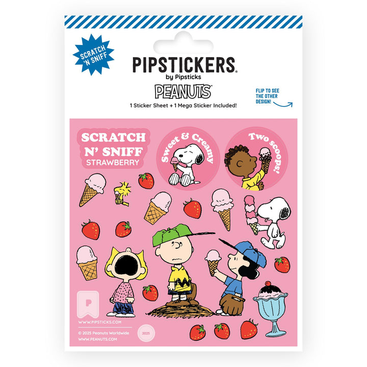 Peanuts Ice Cream Scratch 'N Sniff Sticker