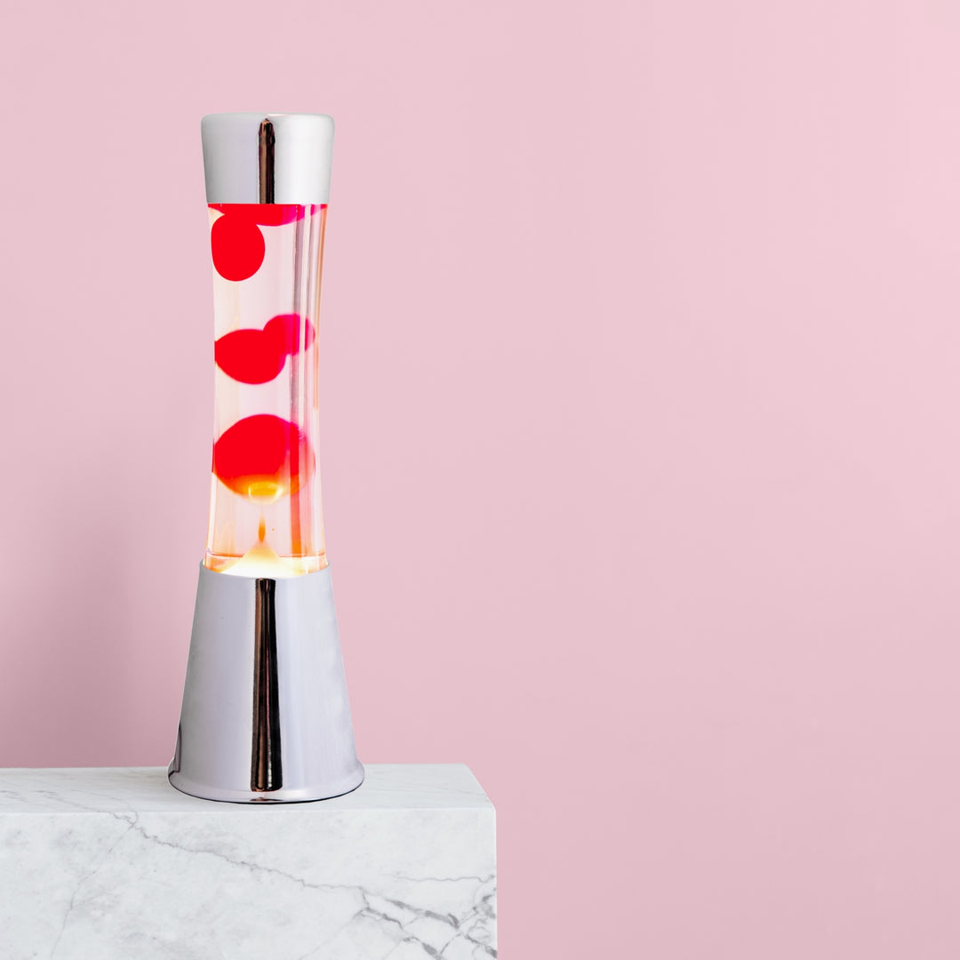 Red Flow Lava Lamp