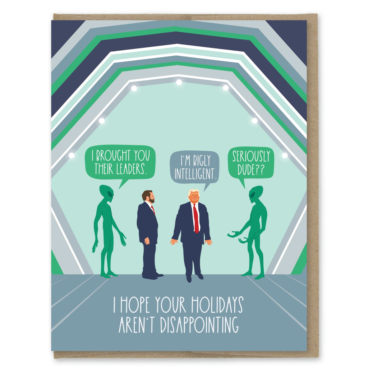 Alien Disappointing Holiday Card