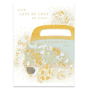 Lots Of Love Wedding Car Greeting Card - Just Fabulous Palm Springs