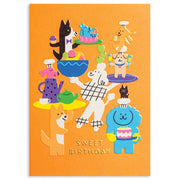 Dog Party Birthday Card - Just Fabulous Palm Springs