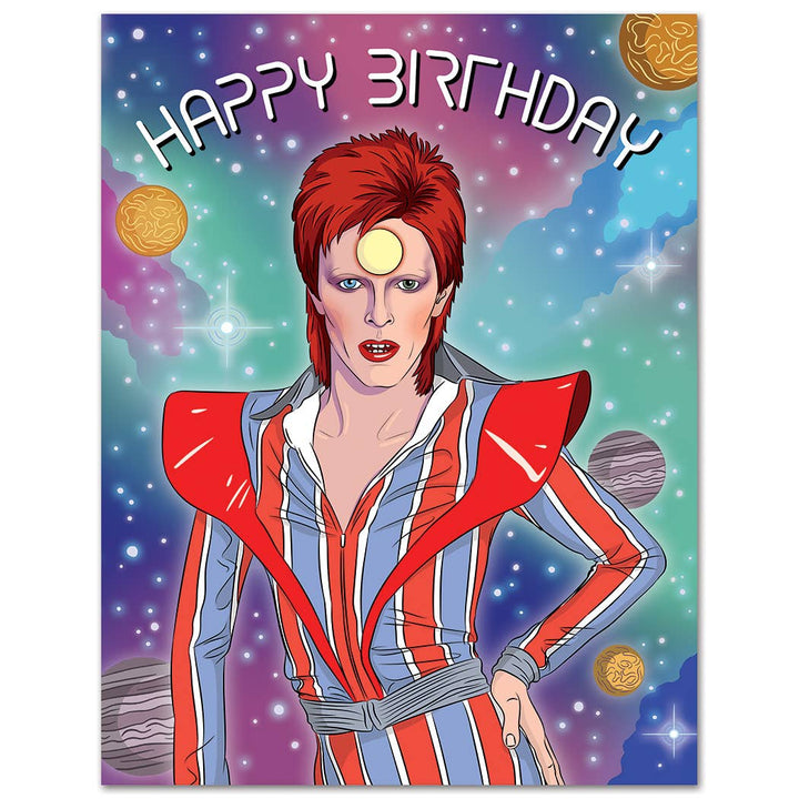Card: Bowie You Are A star Birthday
