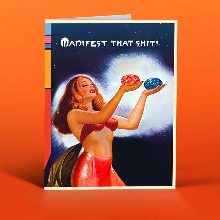 Manifest Greeting Card - Just Fabulous Palm Springs