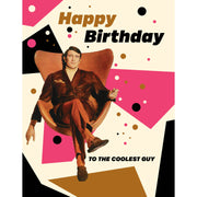 Midcentury Man Birthday Card - Just Fabulous Palm Springs