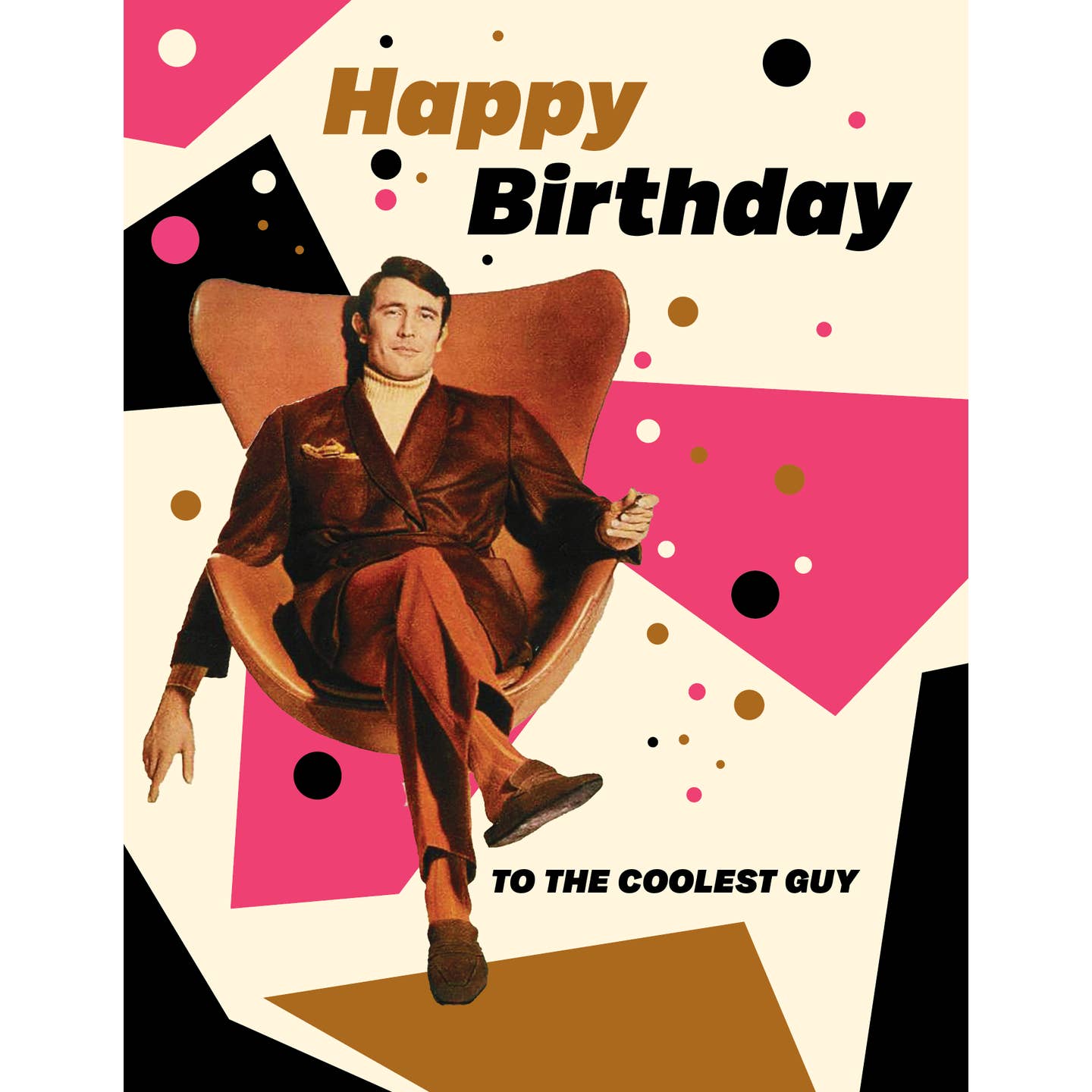 Midcentury Man Birthday Card - Just Fabulous Palm Springs