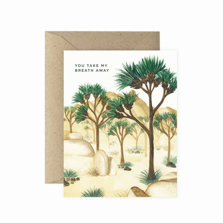 Joshua Tree Love Greeting Card