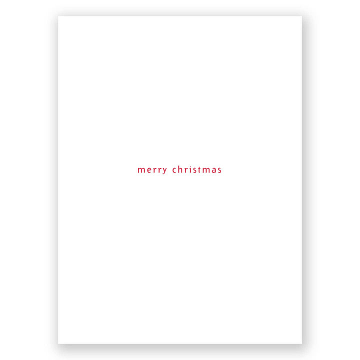 Gilded Tree Christmas Holiday Card