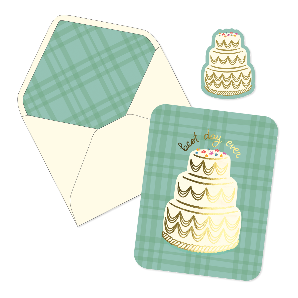 Best Day Cake Birthday Card