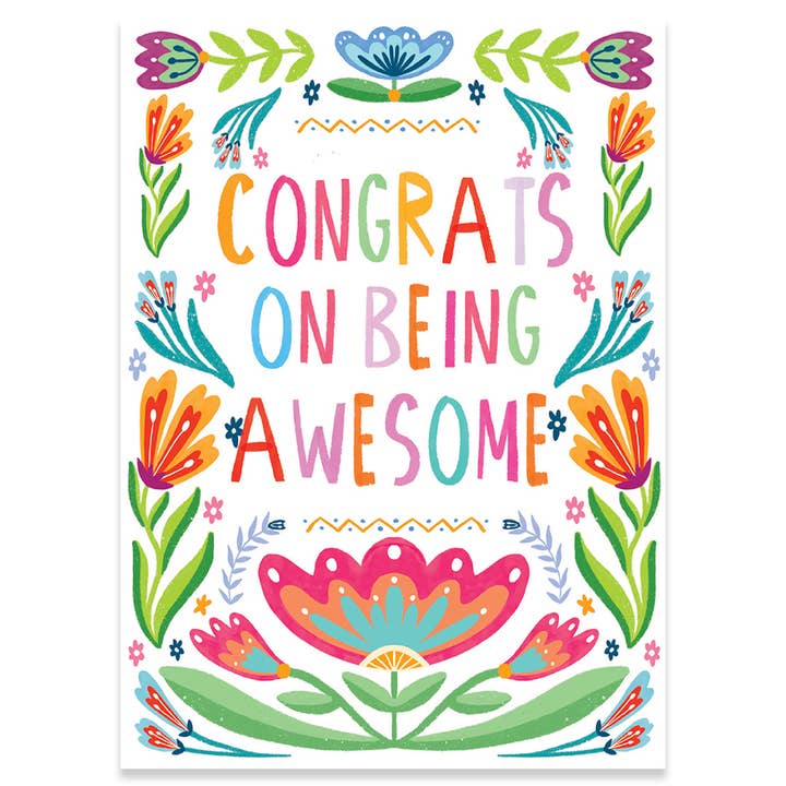 Awesome Congratulations Greeting Card - Just Fabulous Palm Springs