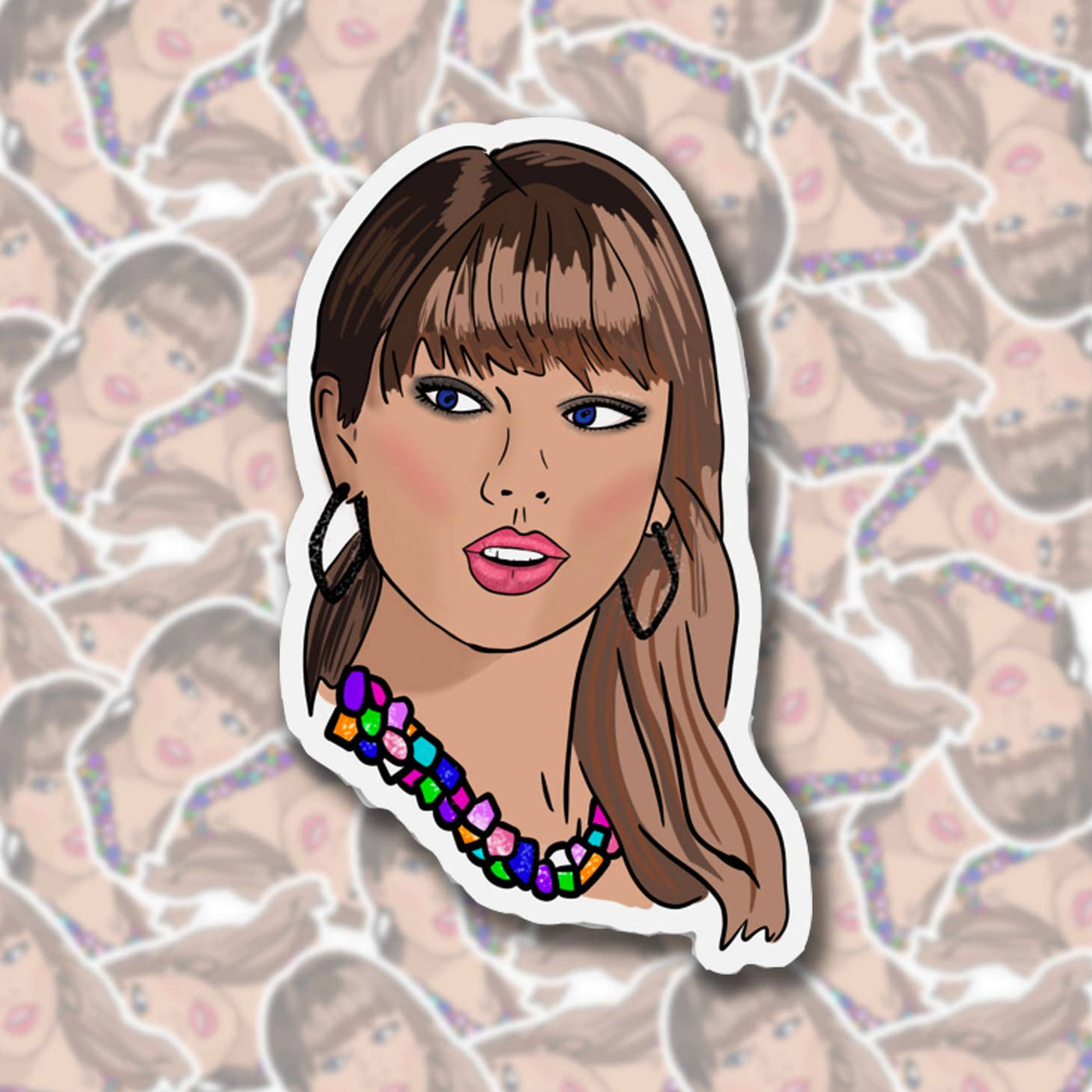 Die Cut Sticker: Taylor Swift