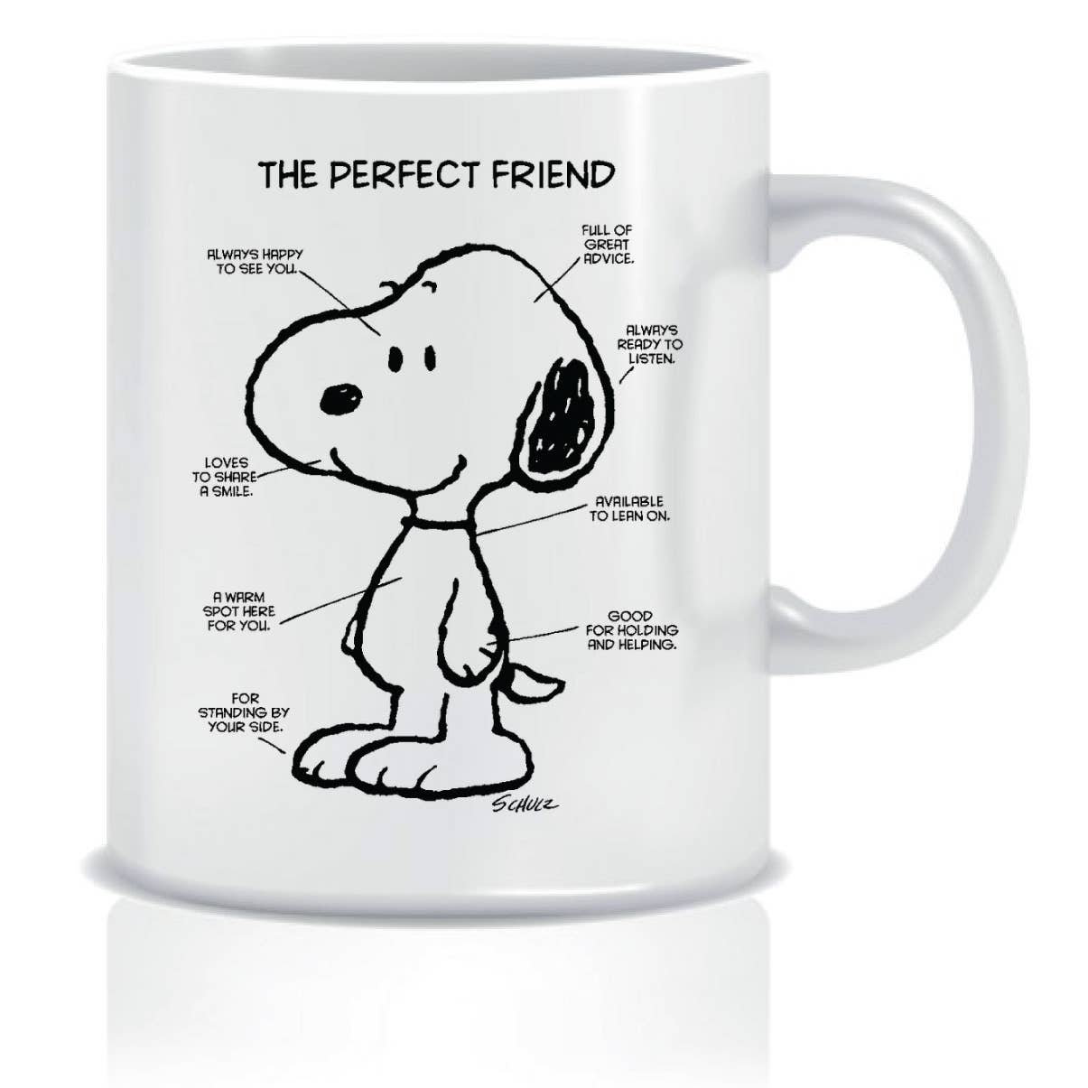 Snoopy The Perfect Friend Mug