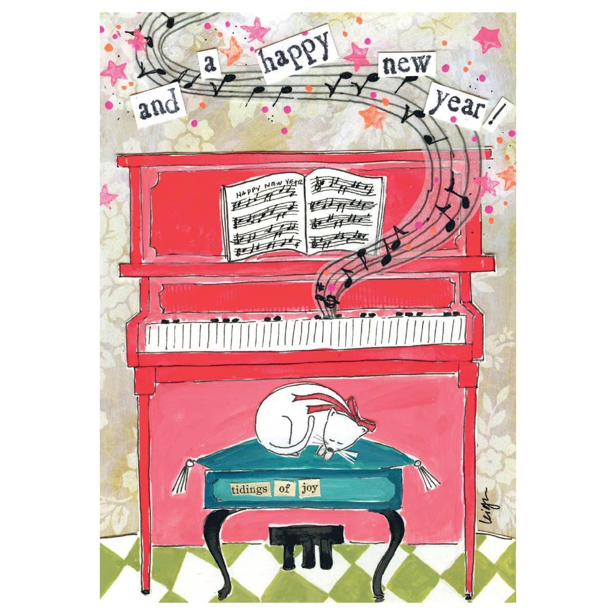 Piano New Year Boxed Cards - Just Fabulous Palm Springs