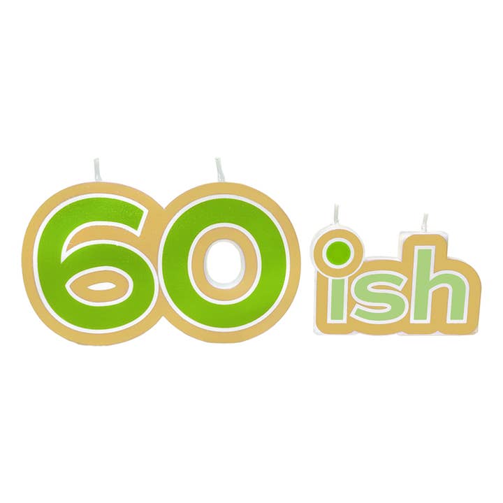 60ish Birthday Candle