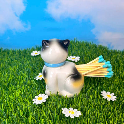 Kitty Match Striker With Matches - Calico