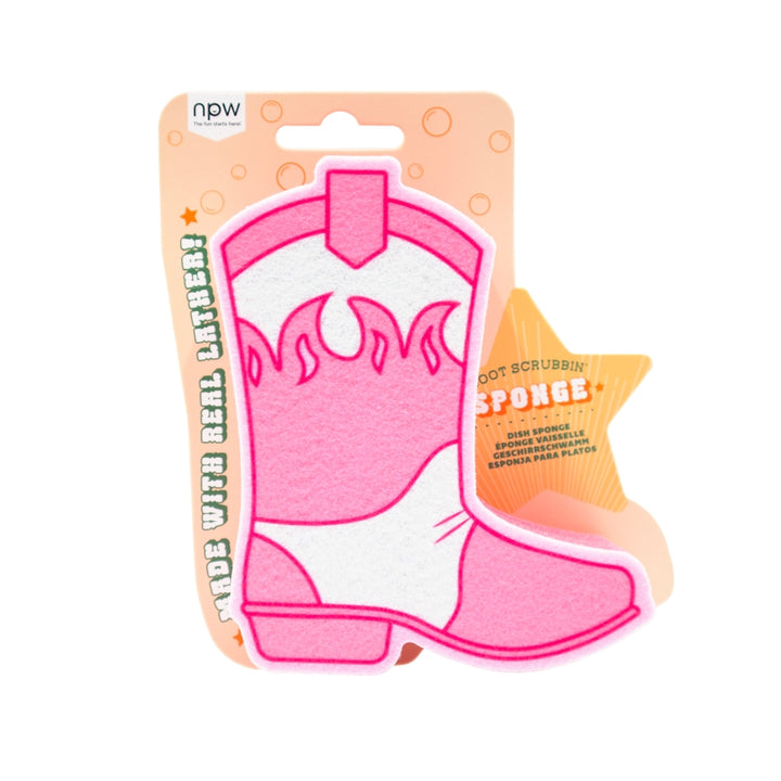 Pink Boot Sponge