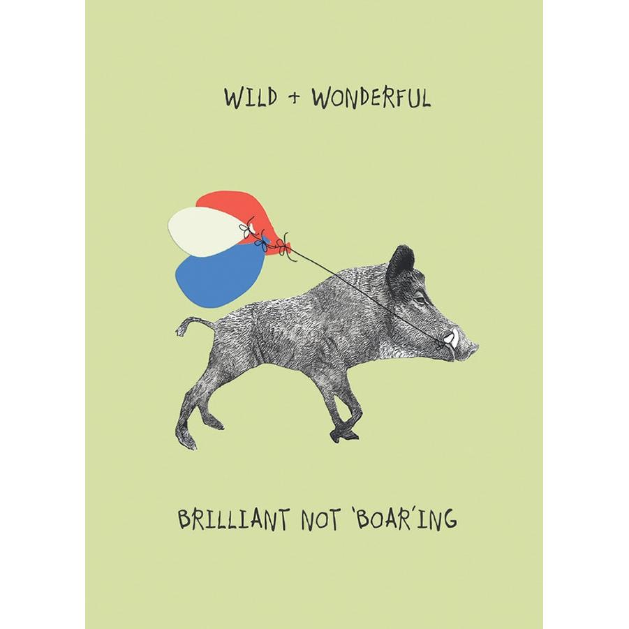 Boaring Birthday Card - Just Fabulous Palm Springs