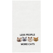 Less People More Cats Kitchen Towel