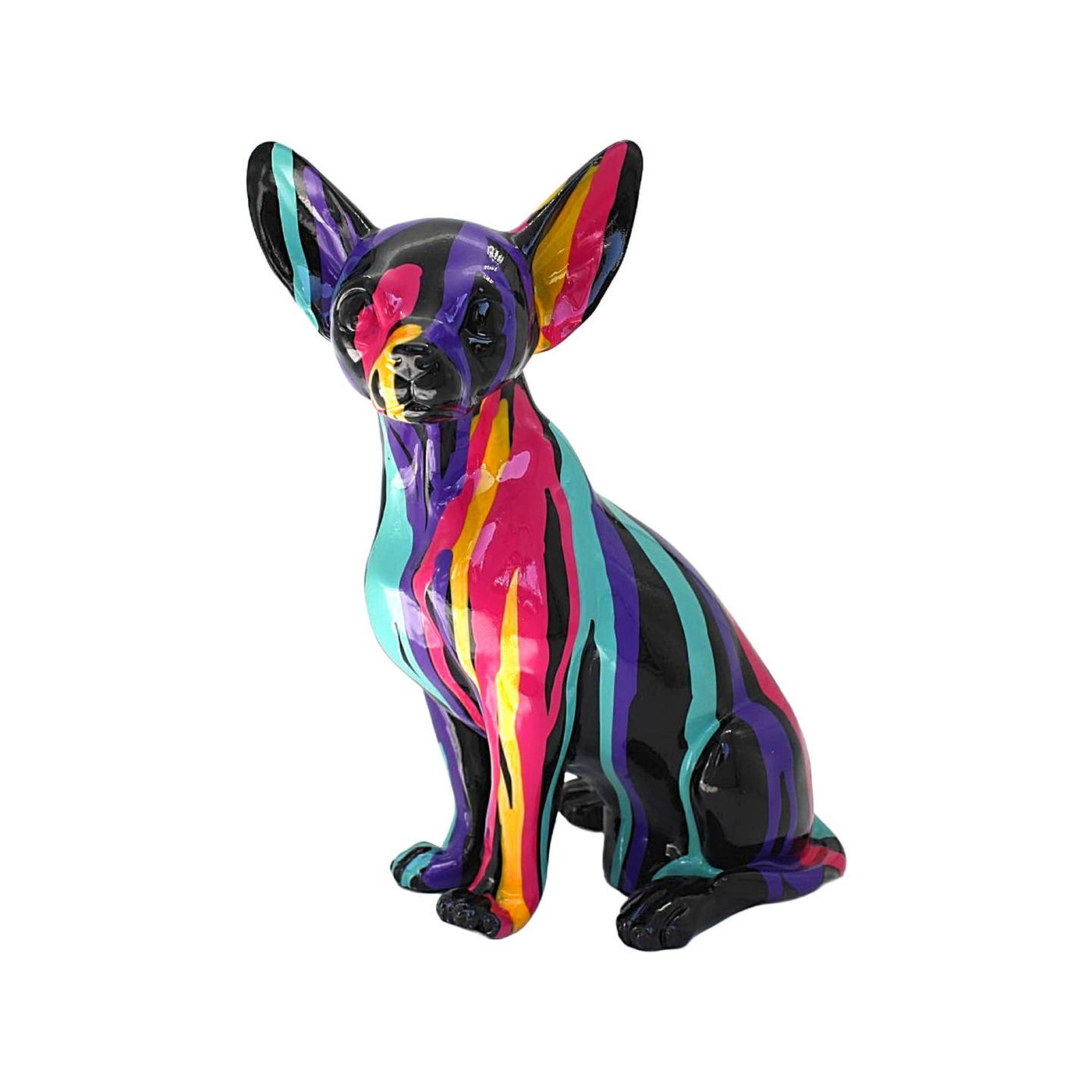 Sitting Vivid Chihuahua - 9.5" Tall