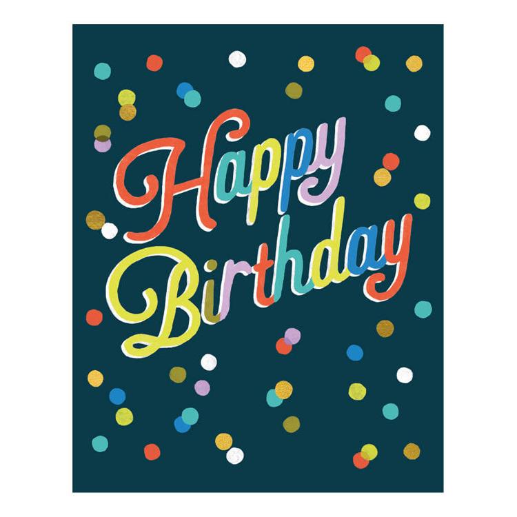 Text Script Birthday Card