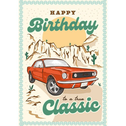 True Classic Birthday Card