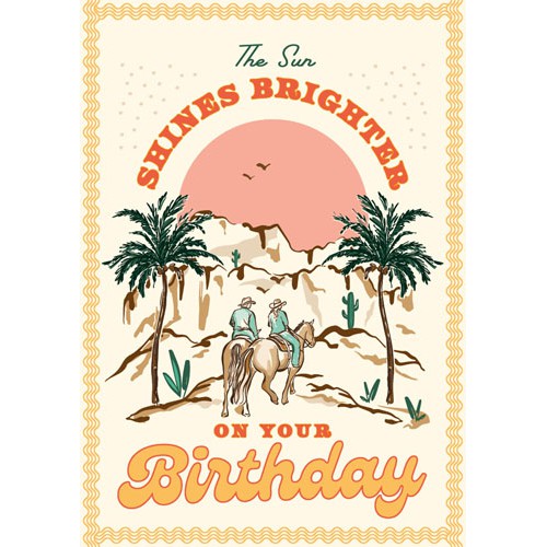 Shine Brighter Birthday Card