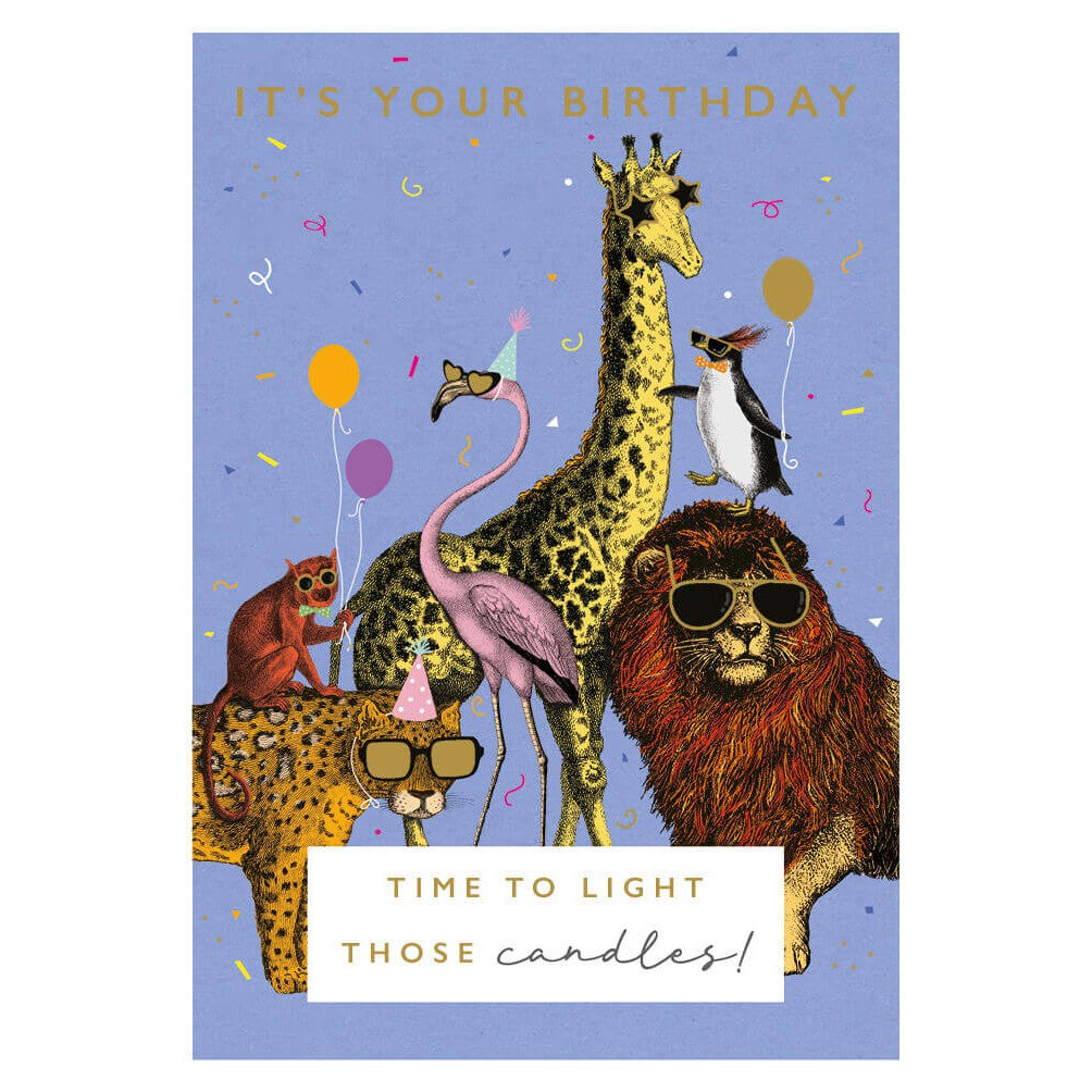 Party Animals Birthday Card