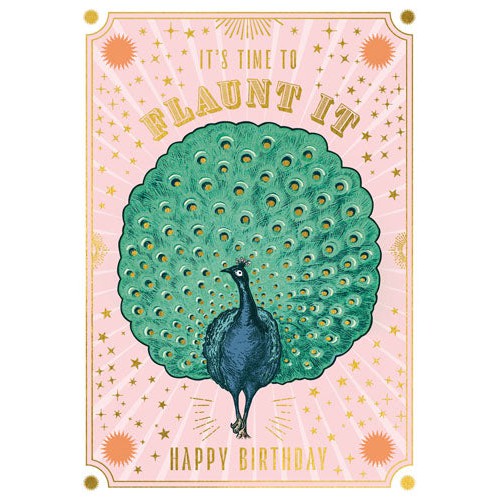 Flaunt It Birthday Card