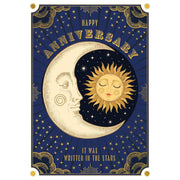 Moon Star Anniversary Card