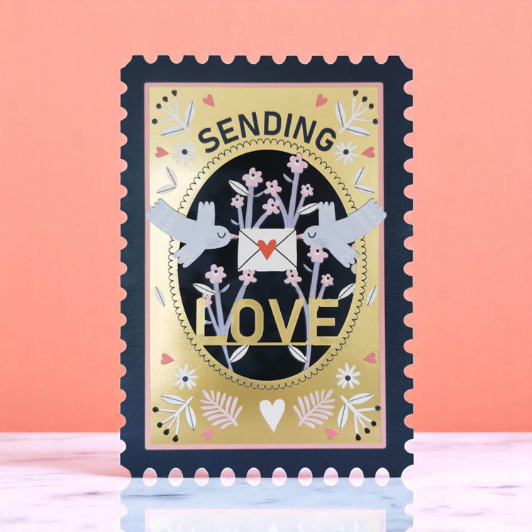 Diecut Love Letter Greeting Card