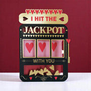 Diecut Jackpot Greeting Card